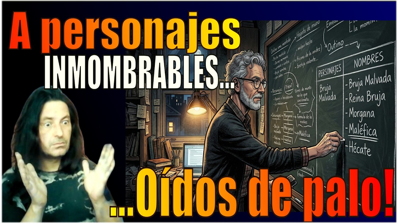 ¿El NOMBRE DE UN PERSONAJE TIENE QUE SER ORIGINAL Y ATRACTIVO? #escritores #clips #personajes