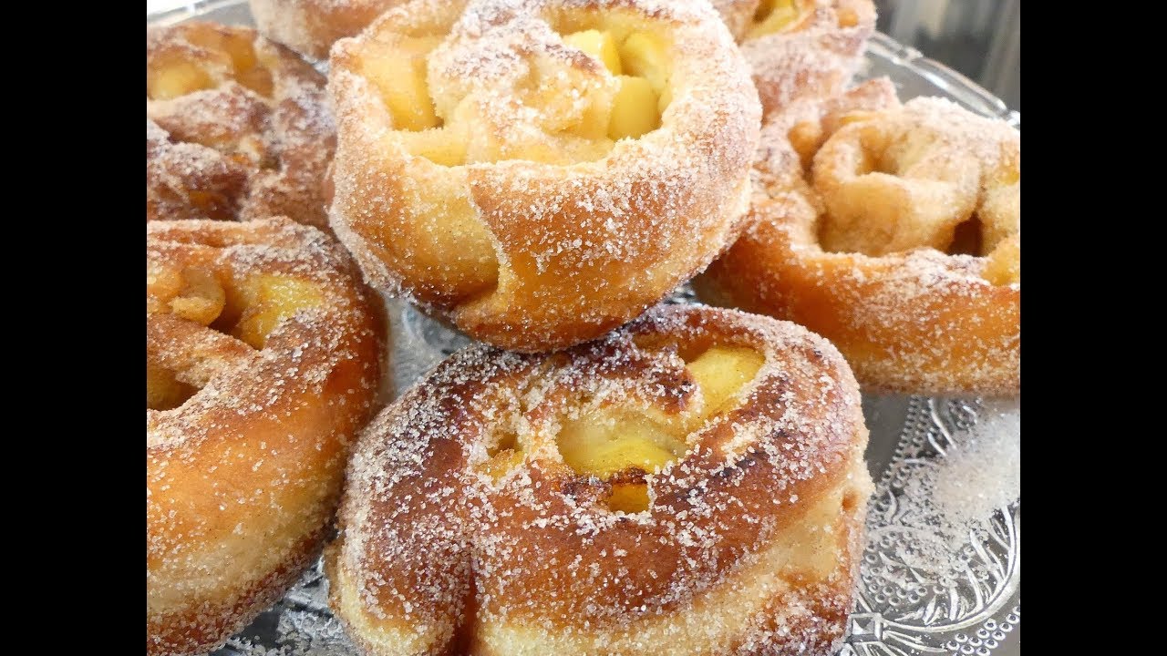 Apfelkrapfen Apfelberliner wie vom Bäcker