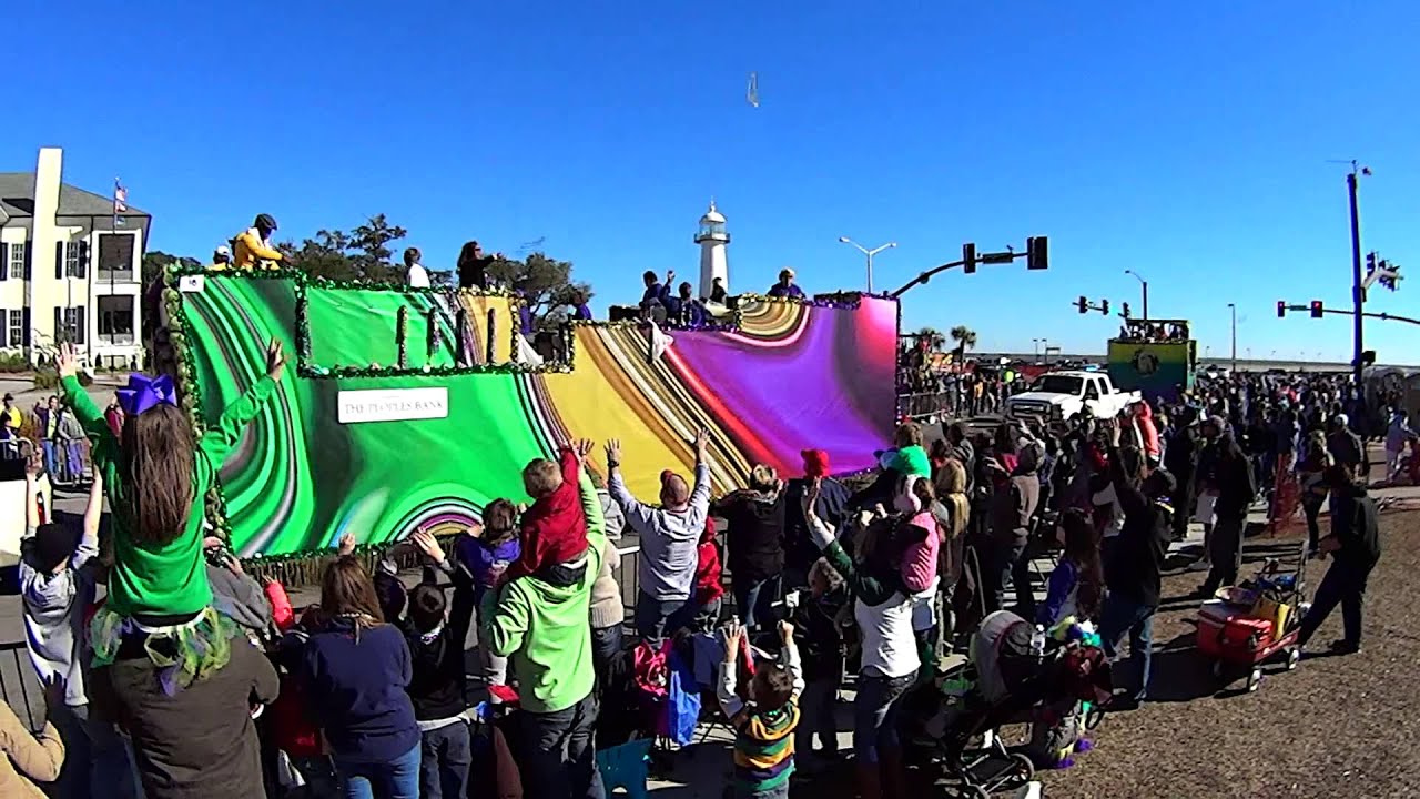 2016 Gulf Coast Carnival Association Mardi Gras Parade in Biloxi, Mississippi (Part 1)