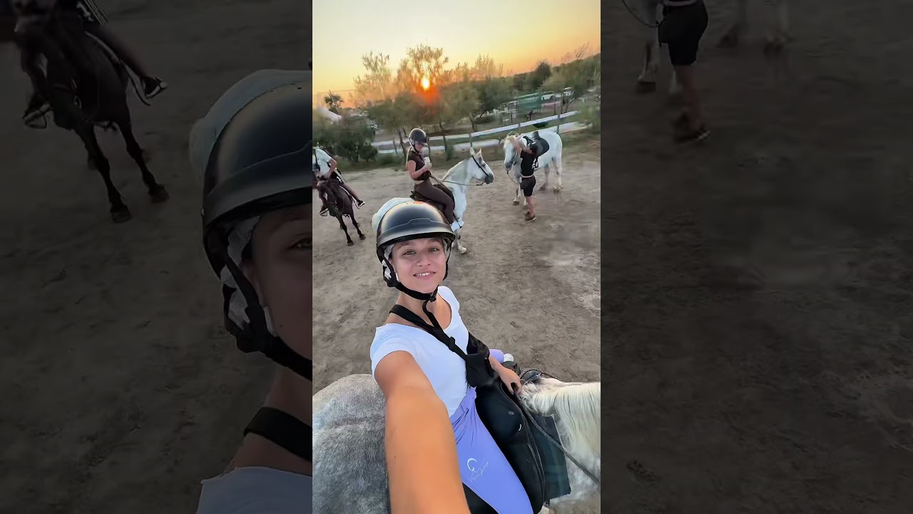 Passeggiata a cavallo al MARE ✨🌊 #equitazione #horseriding #passeggiata