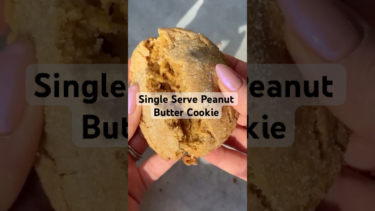 Single Serve Peanut Butter Cookie