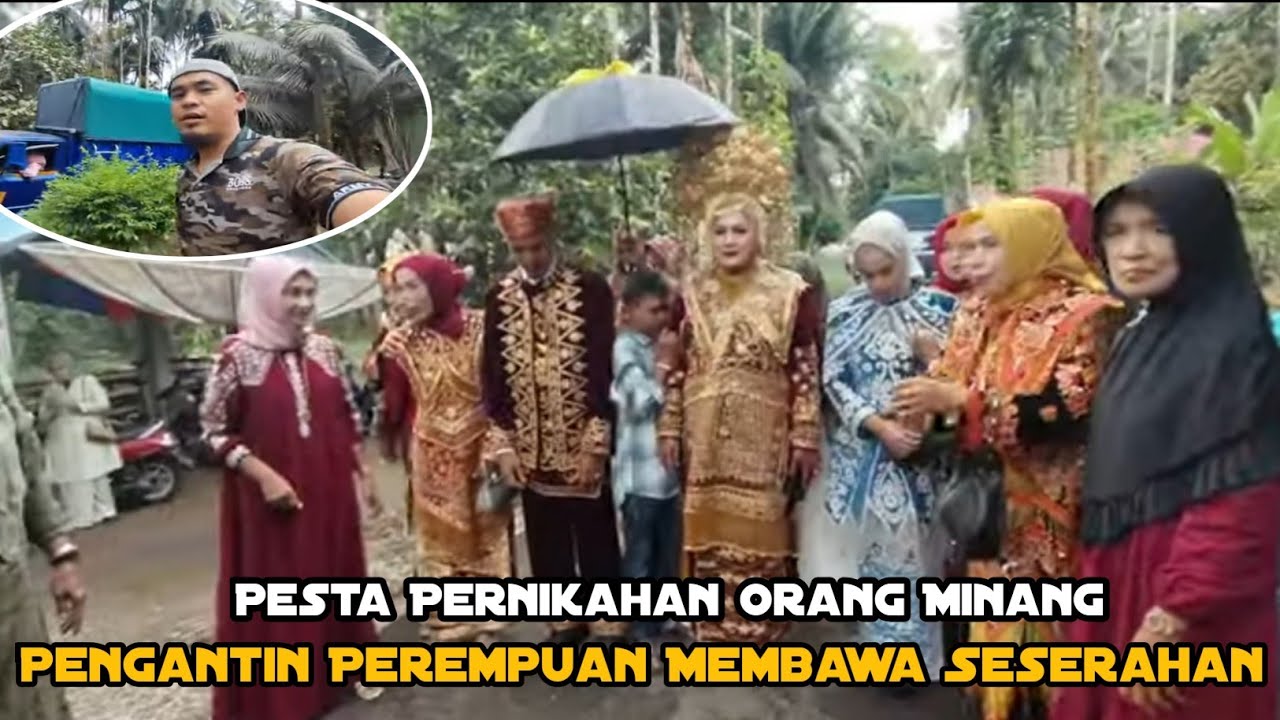 PESTA PERNIKAHAN ADAT ORANG MINANG DI DAERAH PARIAMAN 😯😯