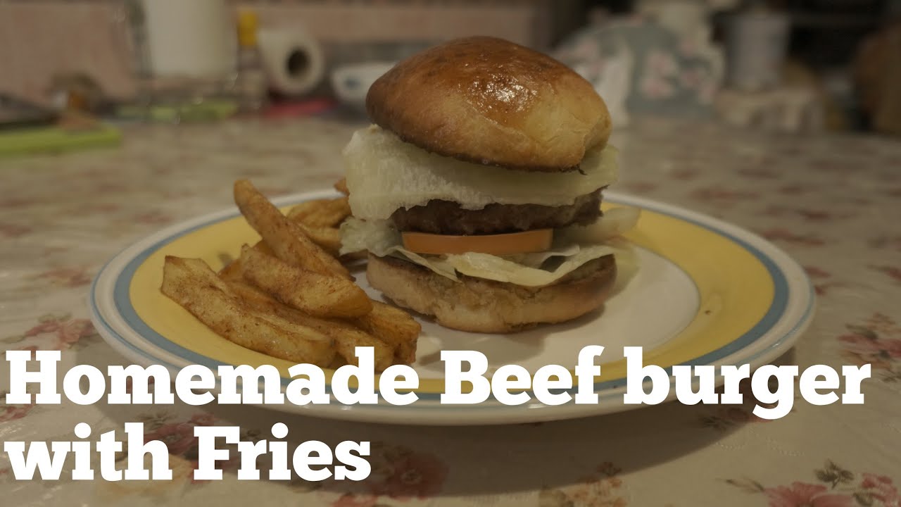 Homemade Beef Burger |Tutorial| by Ammiel( The Flowery Pants Chef )