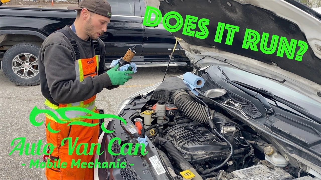 The Life of a Mobile Mechanic : Dodge Grand Caravan Gross Oil Leak Repair