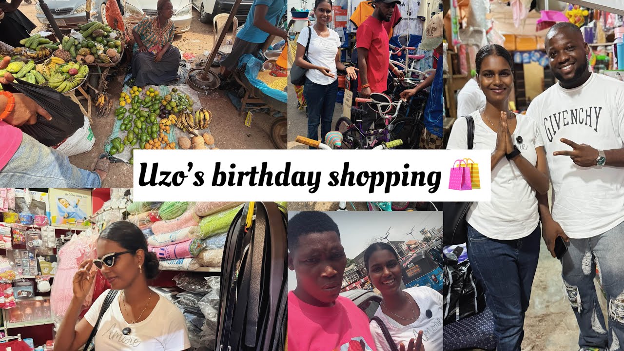 Uzo’s birthday shopping 🛍️ My eldest sis in law came for the 1st time 😳 Surprise for Uzo😍