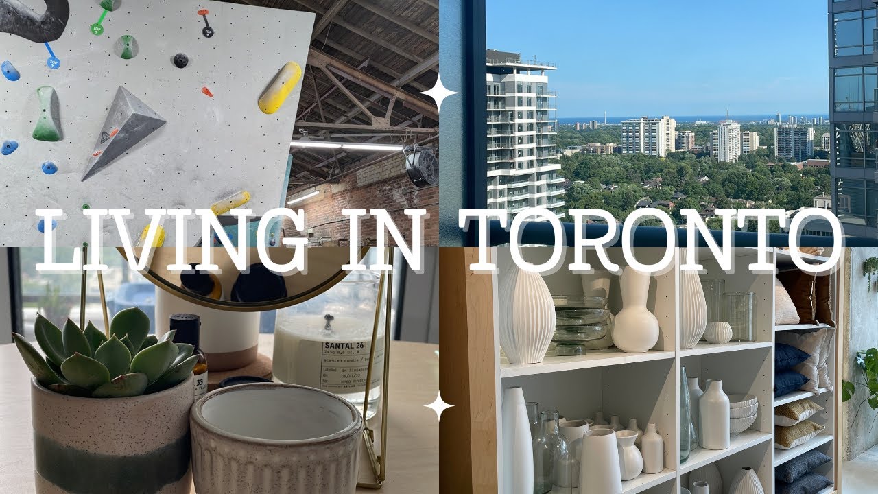 [VLOG] LIVING in TORONTO | summer, bouldering, gardening, life updates!