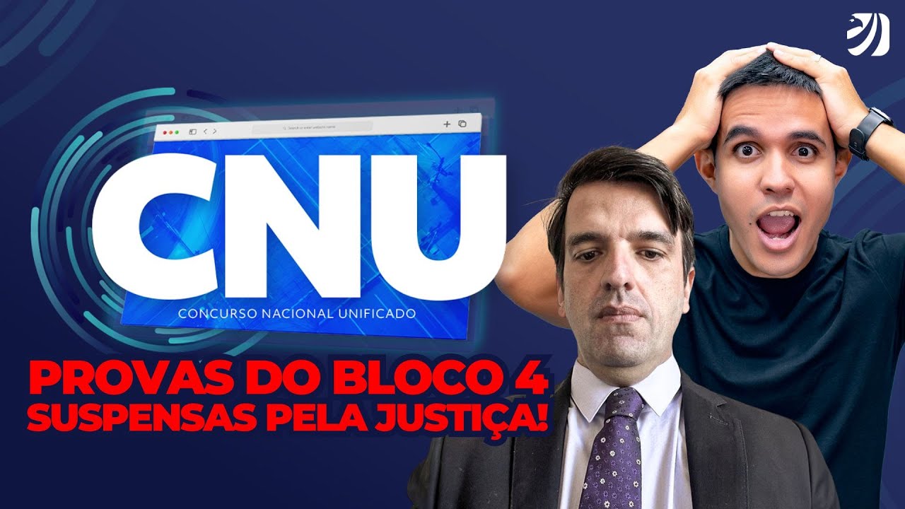 CNU: PROVAS DO BLOCO 4 SUSPENSAS; MPF RECOMENDA CORREÇÃO DE PROVAS!