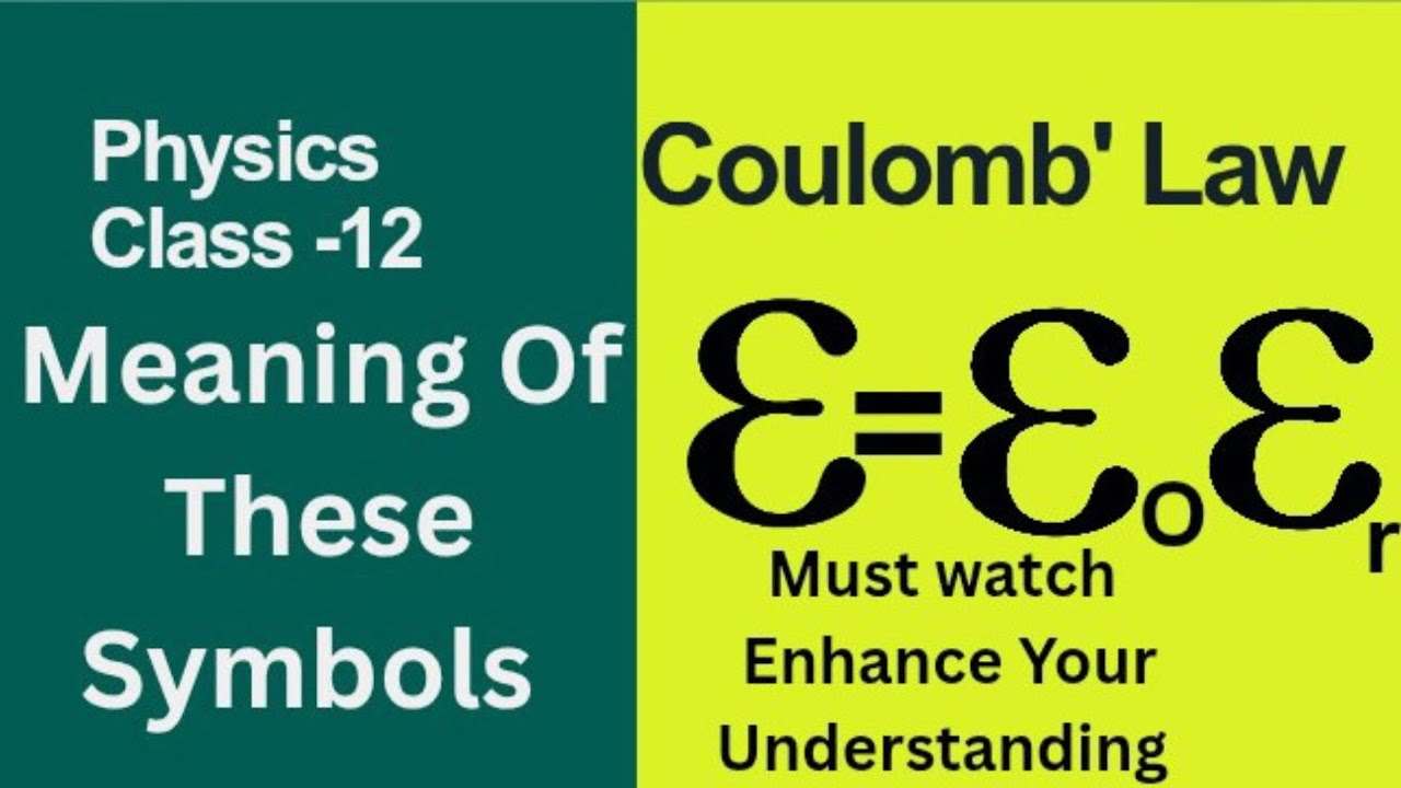 Coulomb's Law | Physics Class 12 | Electricity |  @WaveAction_official 
