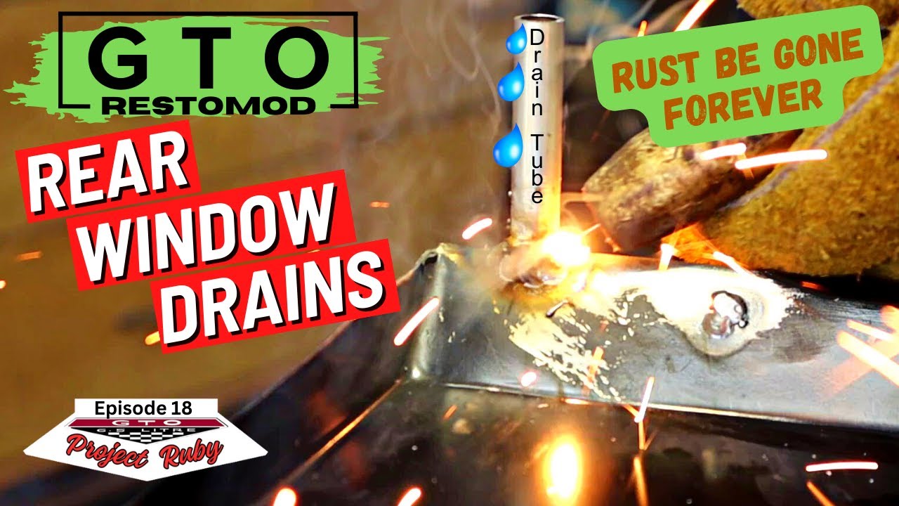 Filler Panel Prep for Install - Water Drains & Molding Clip Installation - GTO RestoMod (Ep 18)