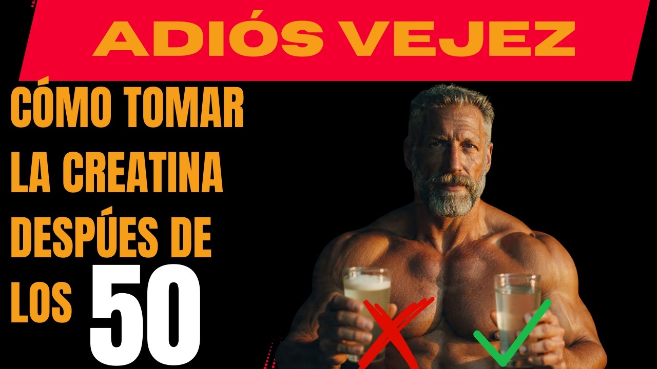 💪Después de los 50, deja de tomar Creatina ASÍ...estás frenando tus RESULTADOS