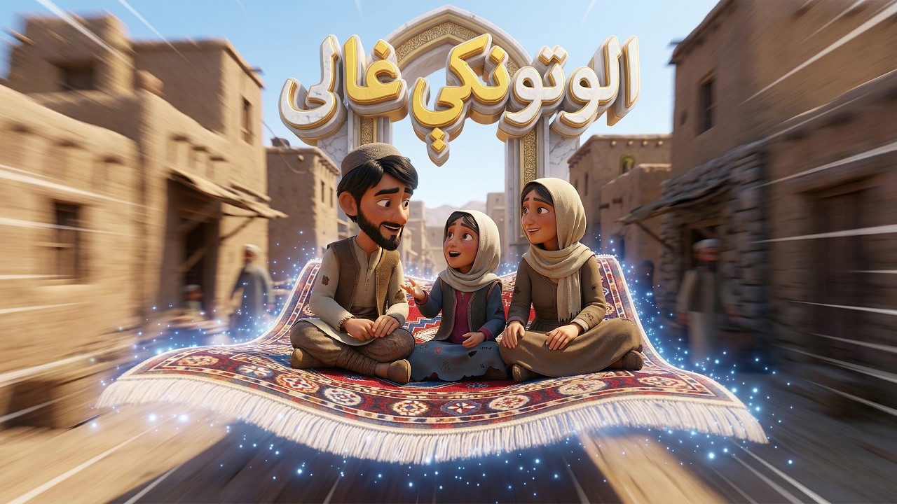 The Magic Carpet Adventure ✨ | د جادويي غالۍ سفر | Pashto Cartoon