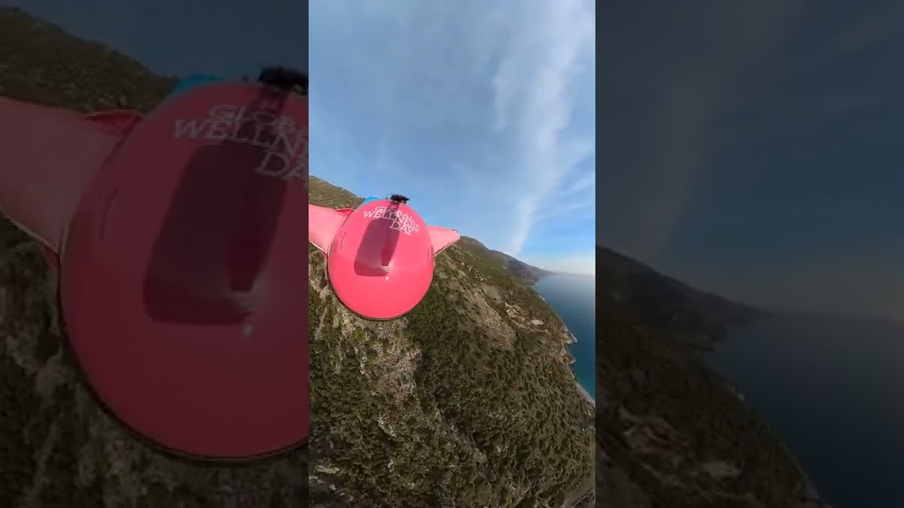 Wingsuit jump from Ölüdeniz | Proxy flying | Ferdi TOY