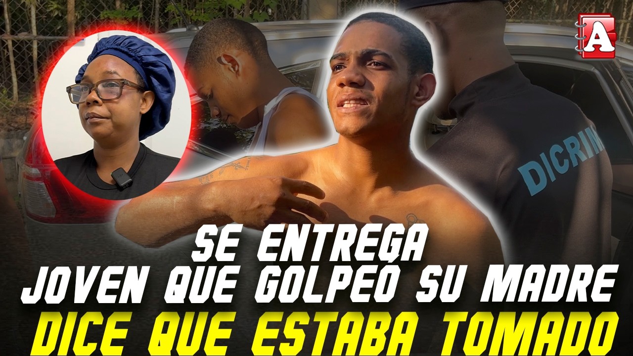 SE ENTREGA JOVEN QUE LE DIO G0LPES A SU MADRE EN SFM; DICE ESTABA TOMADO