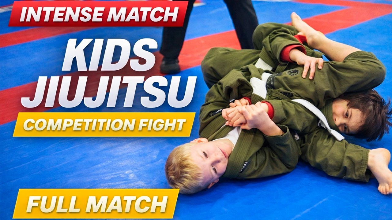 Kids Jiu Jitsu Match | Real Competition Fight | Professional Event Coverage