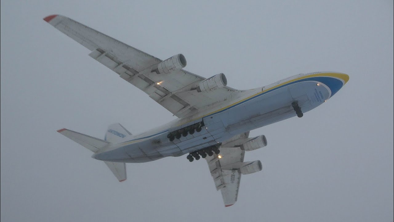 Antonov An-124-100M Ruslan UR-82008 Landing at Tampere-Pirkkala
