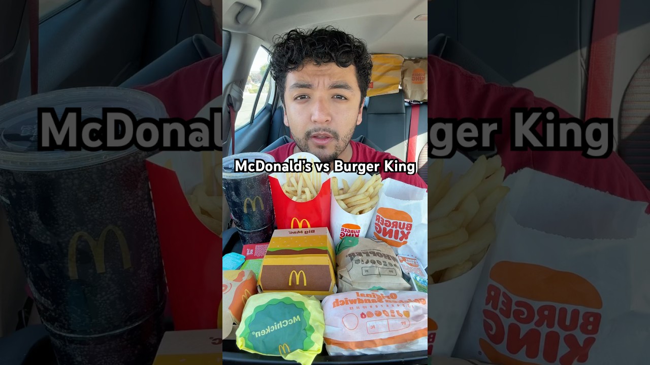 McDonald's против Burger King #шорты #фастфуд #еда #еда