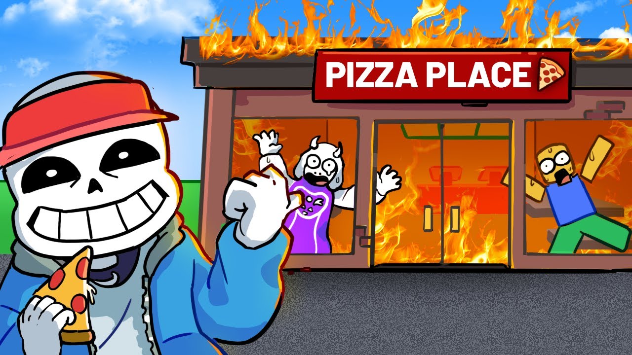 If SANS played ROBLOX CLASSIC GAMES (Animation)