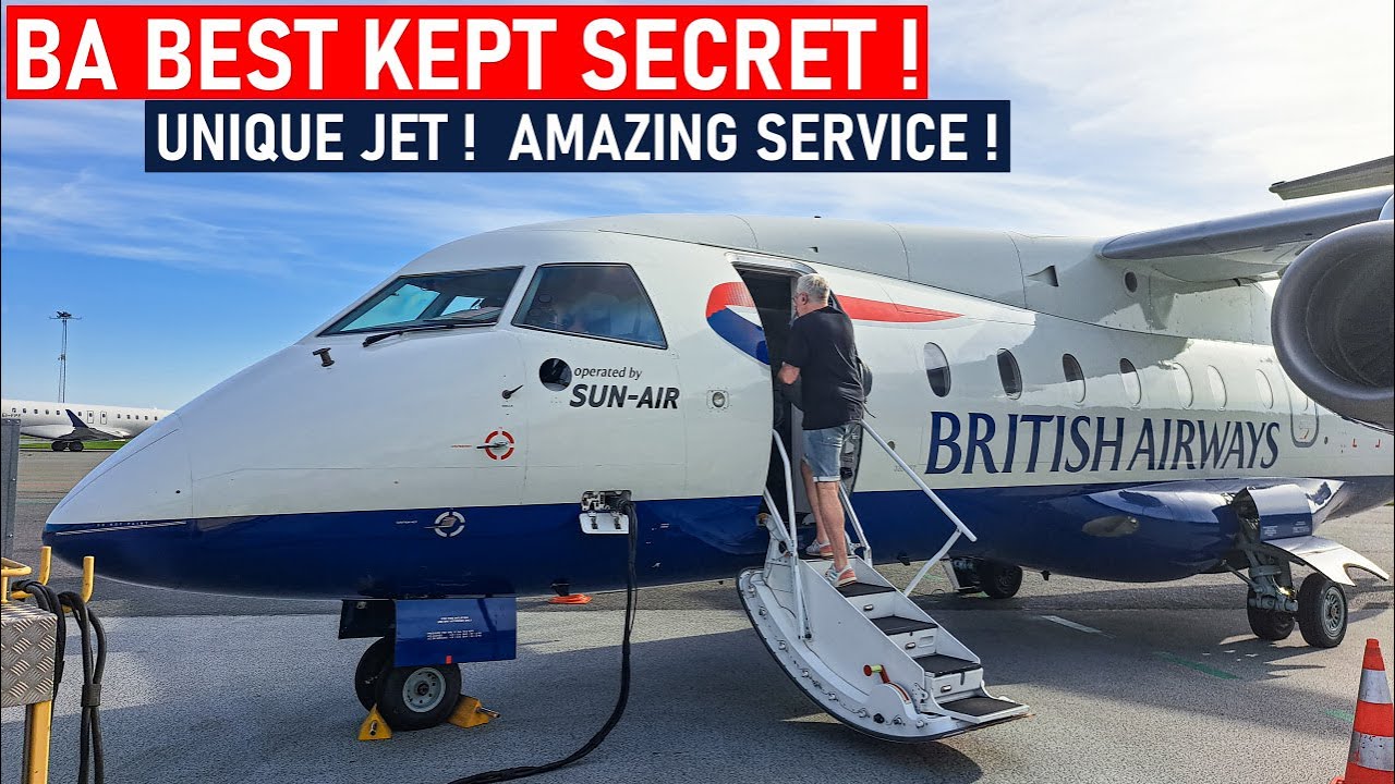 British Airways (Sun Air) Unique Dornier 328 Experience - Billund to London City