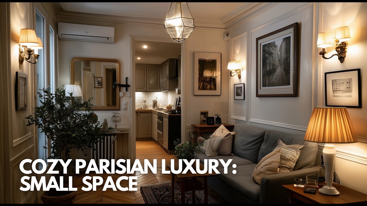 Cozy Parisian Luxury: Small Space Interior Refresh You’ll Love