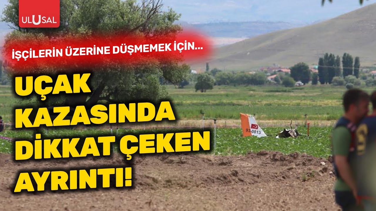 Kayseri'deki eğitim uçağı kazasında dikkat çeken ayrıntı! Üzerlerine düşmemek için... | ULUSAL HABER