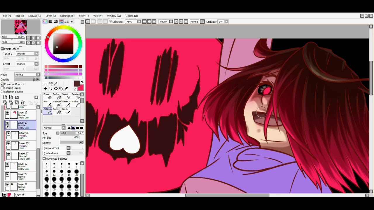 Speedpaint // Betty & Akumu [GlitchTale]