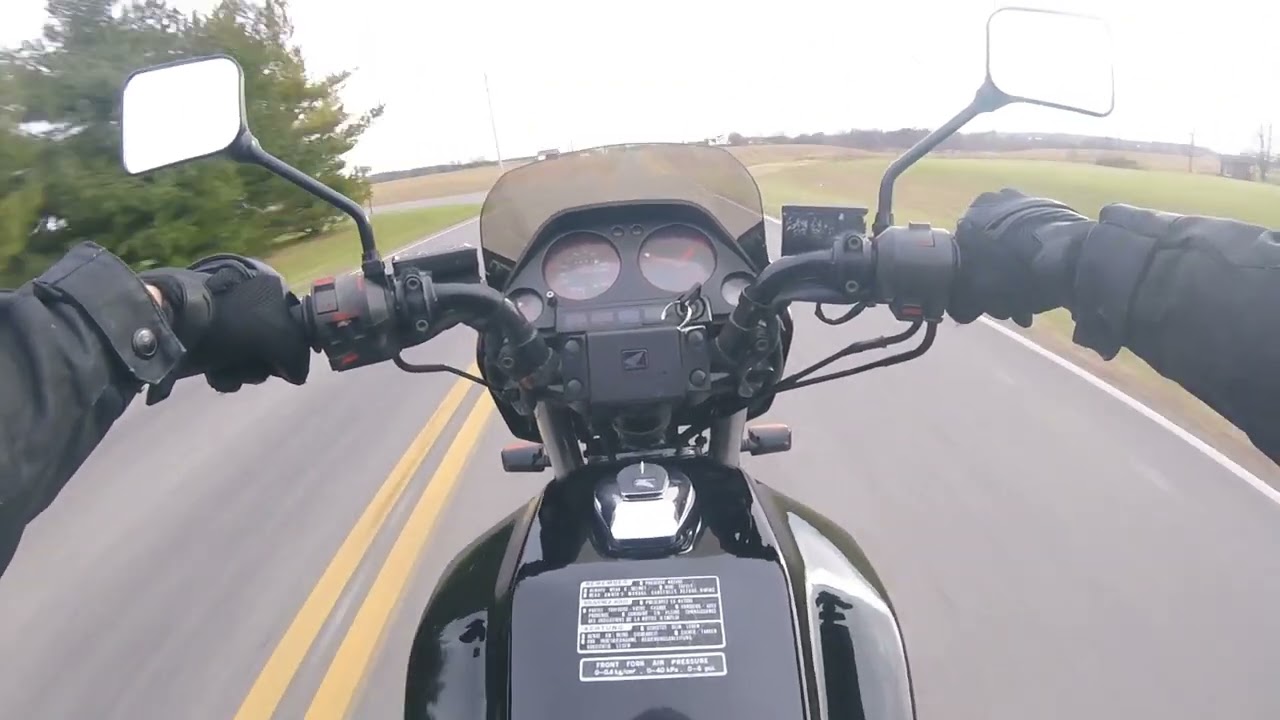 POV Ride on a 1984 Honda Nighthawk 700 (CB700SC)