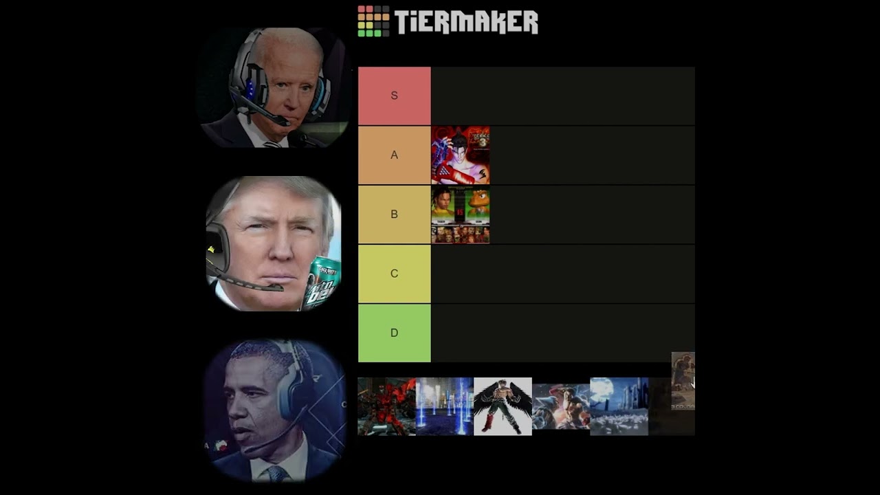 The Presidents Make a Tekken Music Tierlist