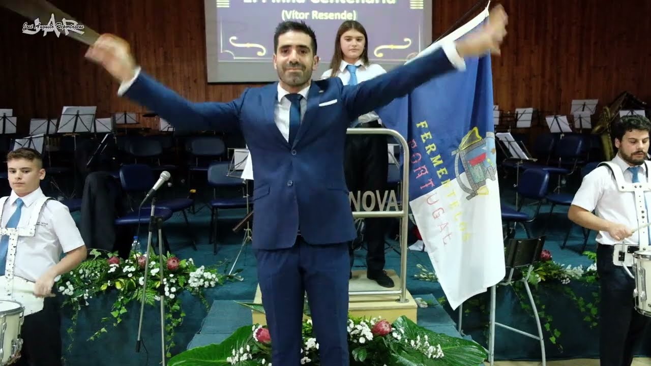 BandasTV - Banda Nova de Fermentelos - Lançamento de CD - Pinha Centenária de Vitor Resende