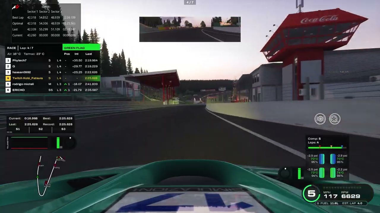 Getting P3 in my first Online Race? Assetto Corsa Spa