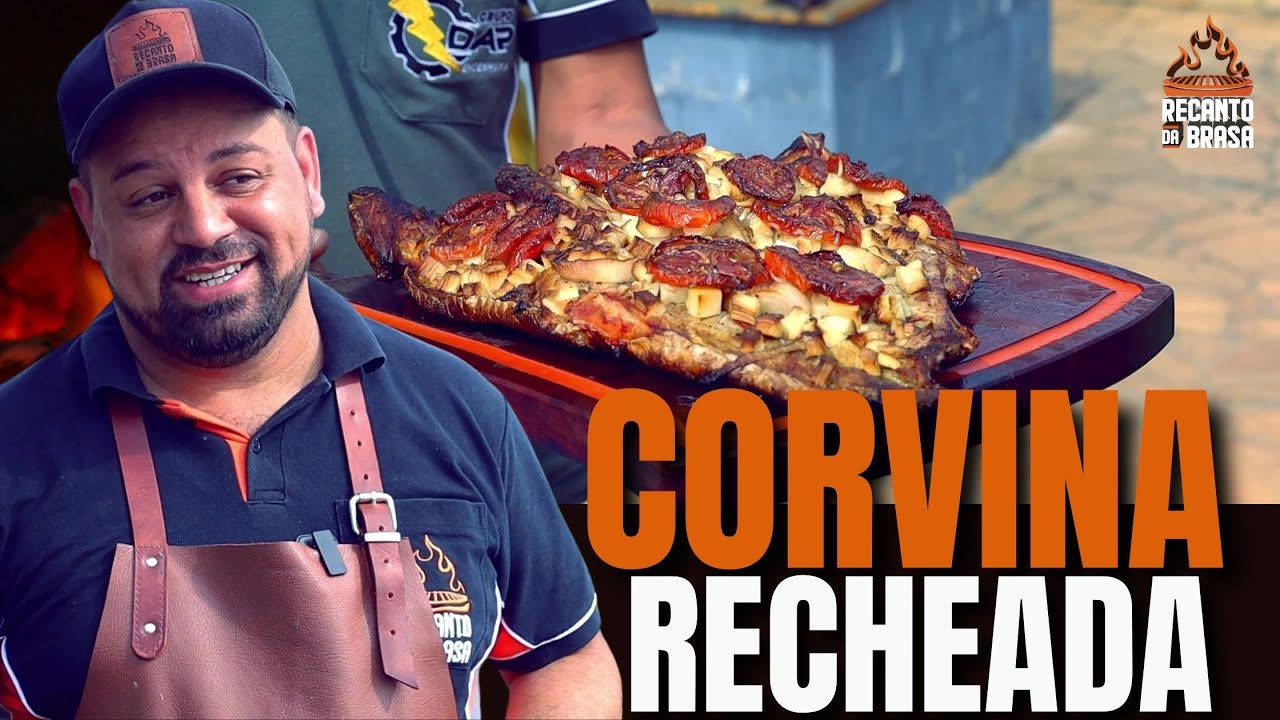 Receita   Corvina Recheada 🔥🐟