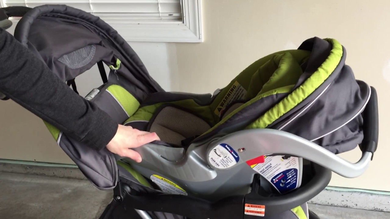 How To Use Baby Trend Expedition Flex Loc Jogging System Car Seat