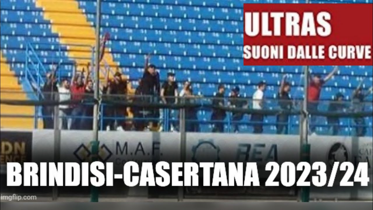 Brindisi-Casertana, Serie C [22/10/2023] ENTRATA SETTORE OSPITI+CORI OFFENSIVI