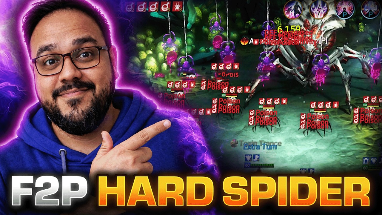 NARMA AND EZIO GO CRAZY! F2P Account SMASHES Spider HARD! | Raid Shadow Legends Guide