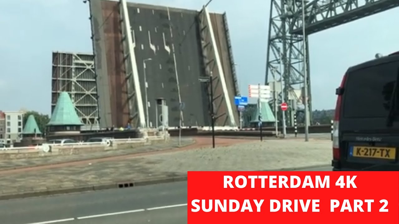 Epic Rotterdam 4K Part 2: ...and STOP! Boat Crossing!