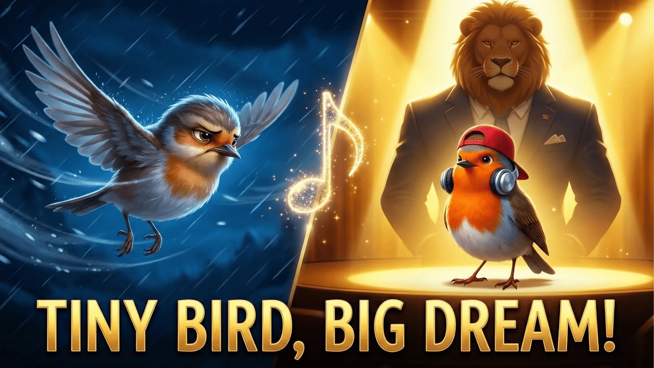 🐦 Tiny Bird, Big Dream! How He Refused Fame & Warmed a Cold City with One Song | Inspirational story