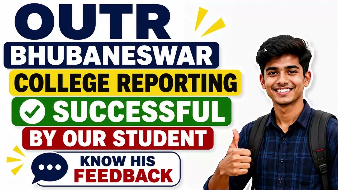 OUTR  Reporting Successful! 🎉 Student Experience & Honest Feedback | Admission Journey 2026