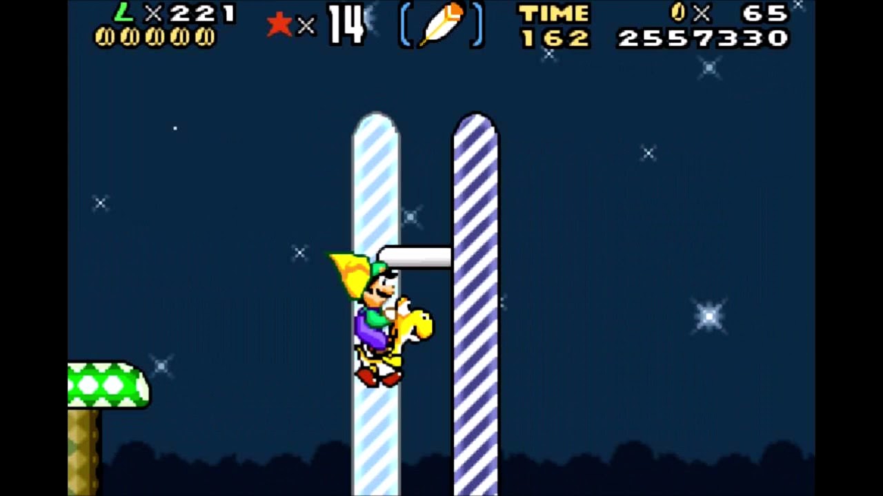 Super Mario Advance 2 Star World 5 all Dragon Coins & Secret Exit