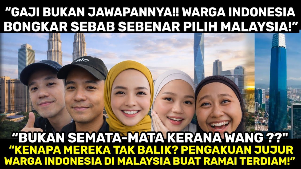 “BUKAN SEBAB GAJI! INI SEBAB SEBENAR WARGA INDONESIA SANGGUP LAMA KERJA DI MALAYSIA!”
