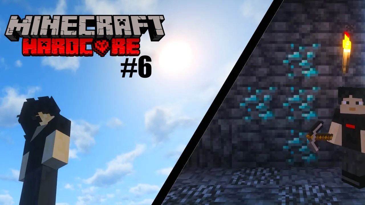 Reaching New Heights (And Depths!) - Minecraft Hardcore Episode 6
