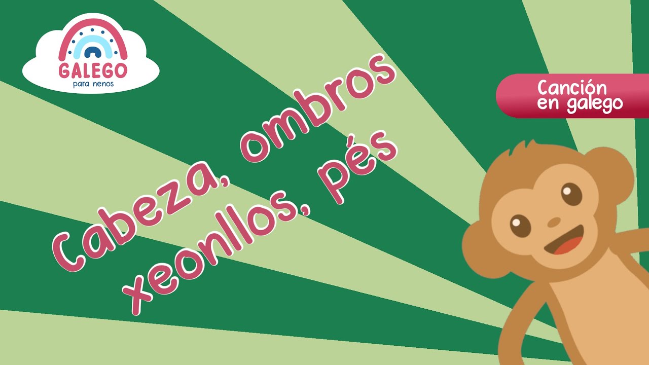 Cabeza ombro xeonllo e pé. Baila esta canción e aprende as partes do corpo
