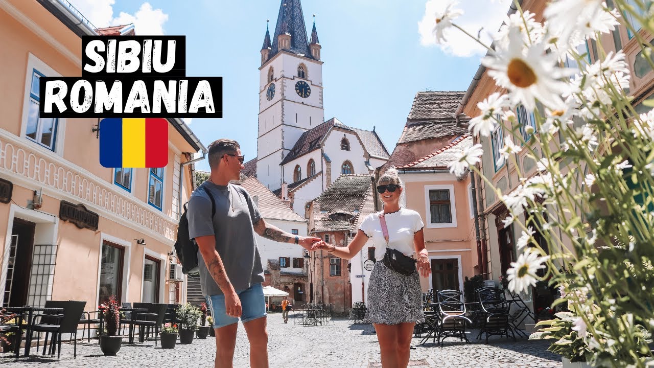 SIBIU, Romania! We Fell in LOVE With The Most UNIQUE City in the BALKANS! (city of eyes)