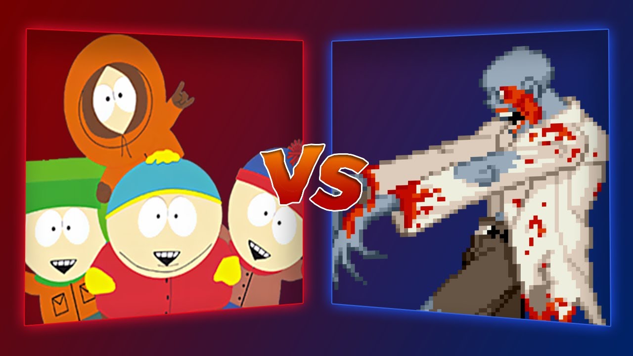 MUGEN Battle - Eric Cartman/Stan/Kyle/Kenny vs Biohazard