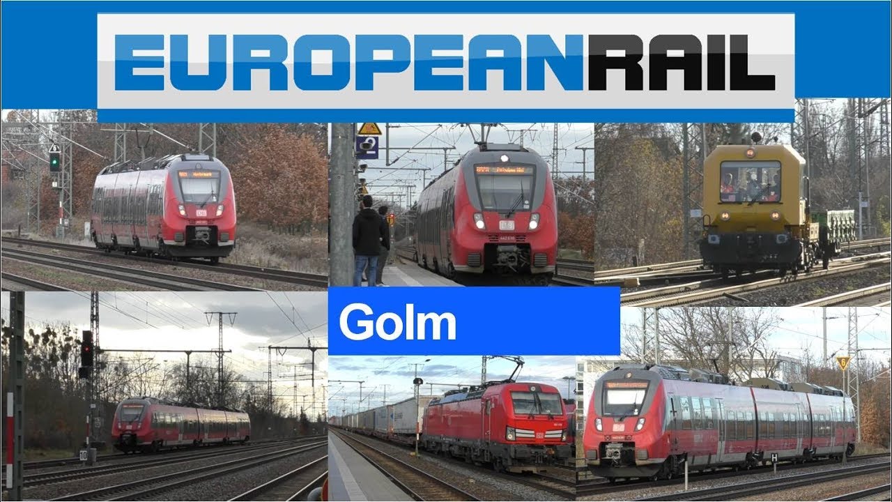 #Berlin2019 Deutsche Bahn Passenger & Freight Trains at Golm Bahnhof - Berlin Outer Ring
