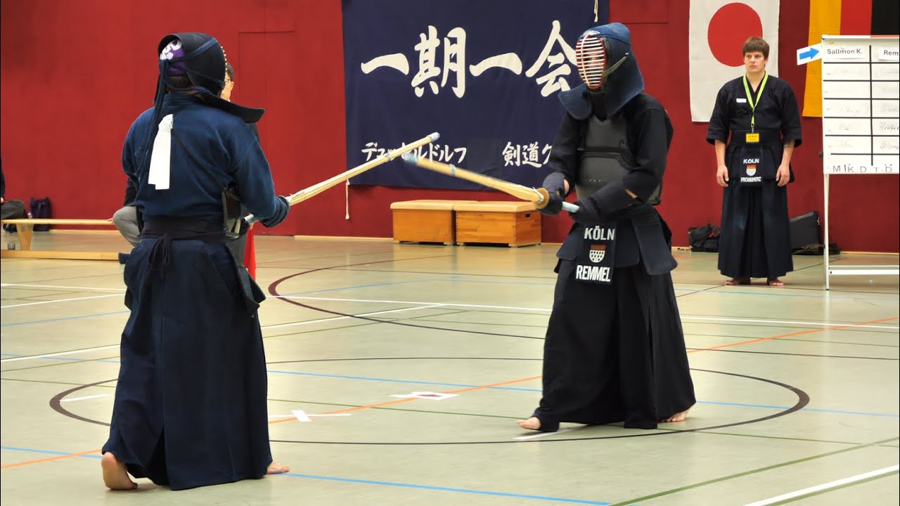 Kendo NRW Meisterschaft 2025 - Finale der Männer - Sallmon vs Remmel