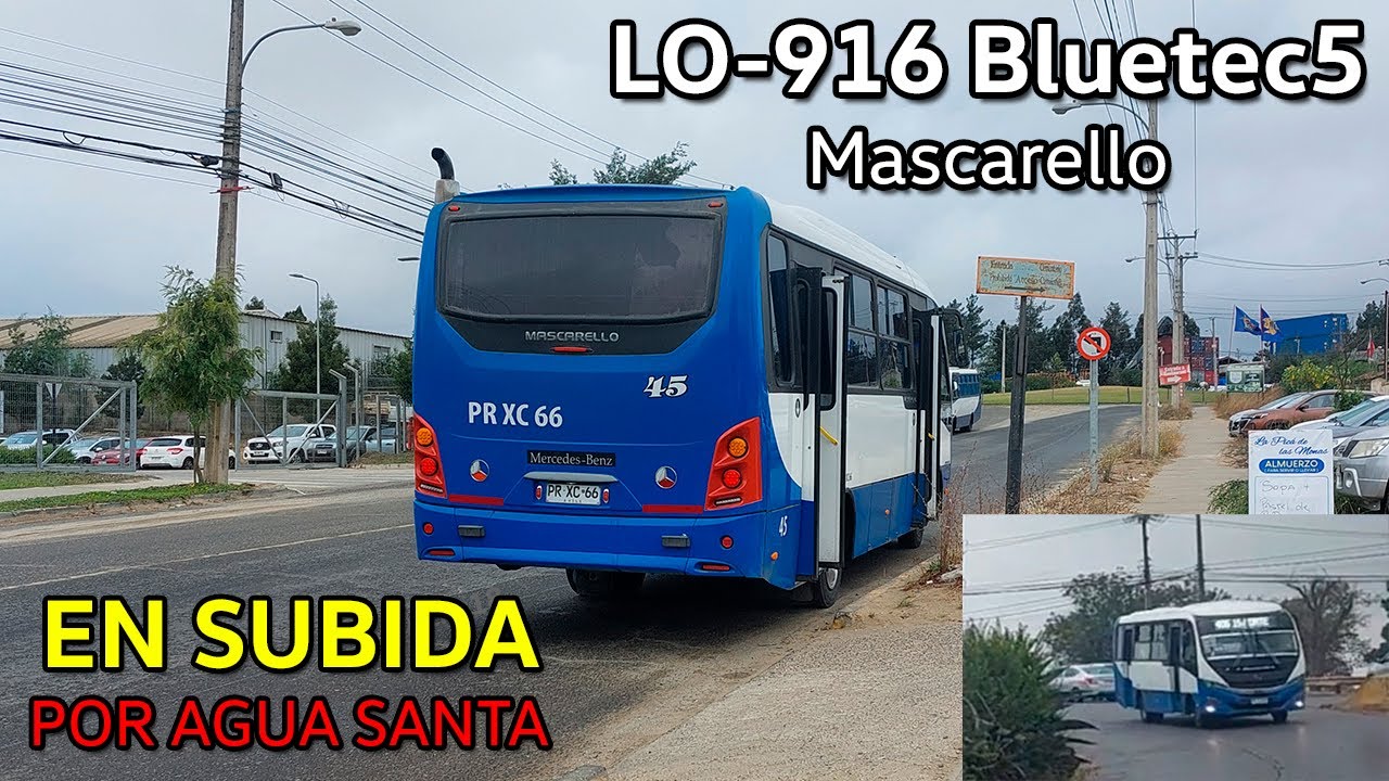 Especial Gran Valparaíso #32 - Mercedes LO916/Mascarello - Subida por Agua Santa - Línea 406