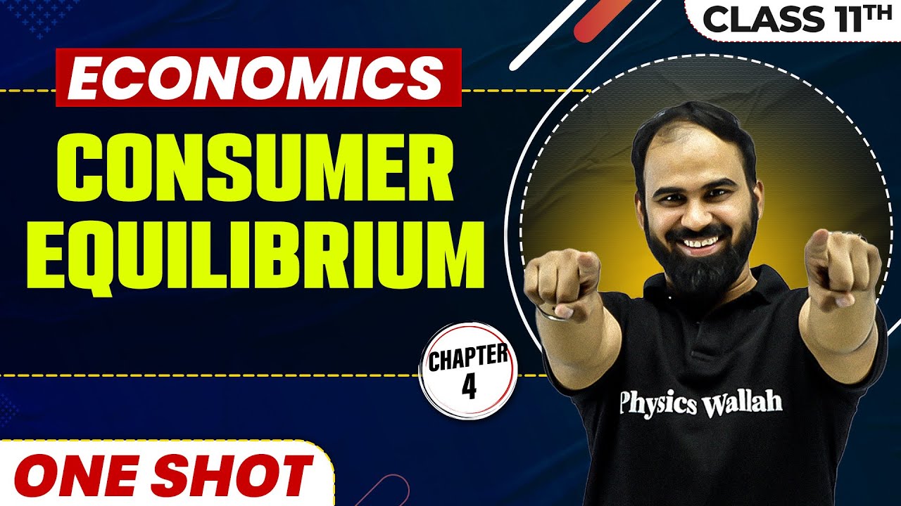 CONSUMER EQUILIBRIUM in One Shot | Class 11 Micro Economics | CBSE Board
