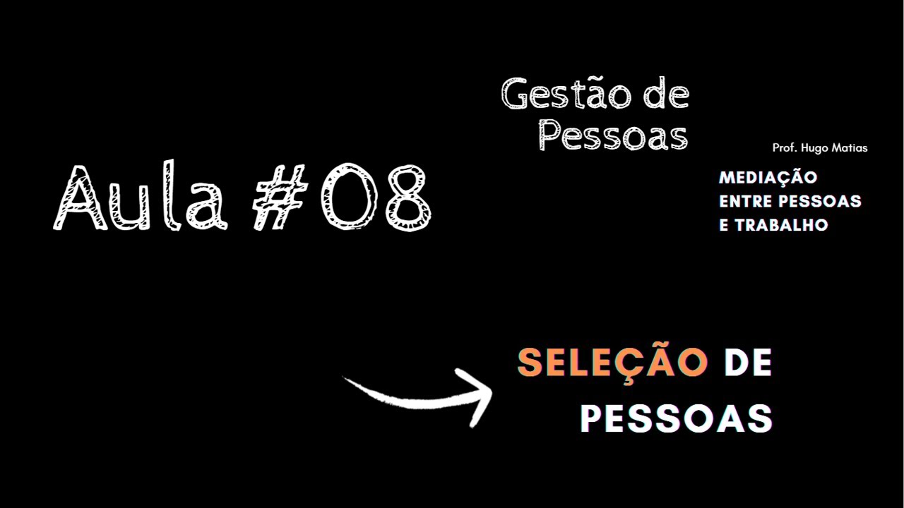 Seleção de pessoas