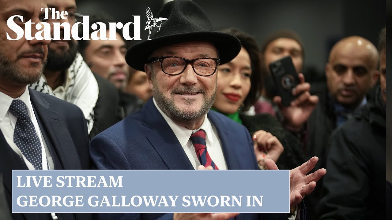 George Galloway sworn in: watch as controversial Rochdale MP takes his seat in the Commons