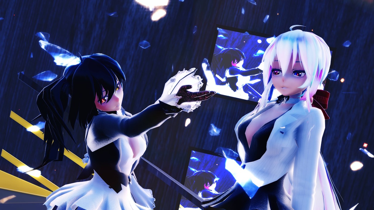 【MMD 4K】 「Nerve Impulse」 Kuro & Haku