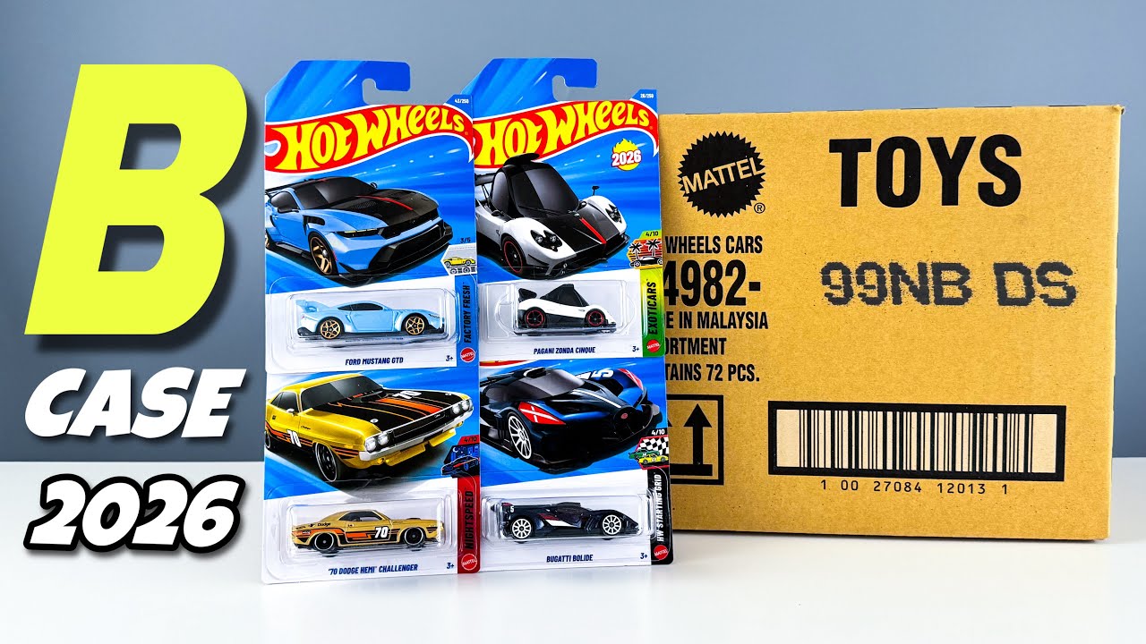 Unboxing Hot Wheels 2026 - B Case!